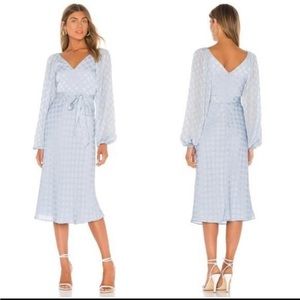 Tularosa April Long Sleeve Dress Sky Blue